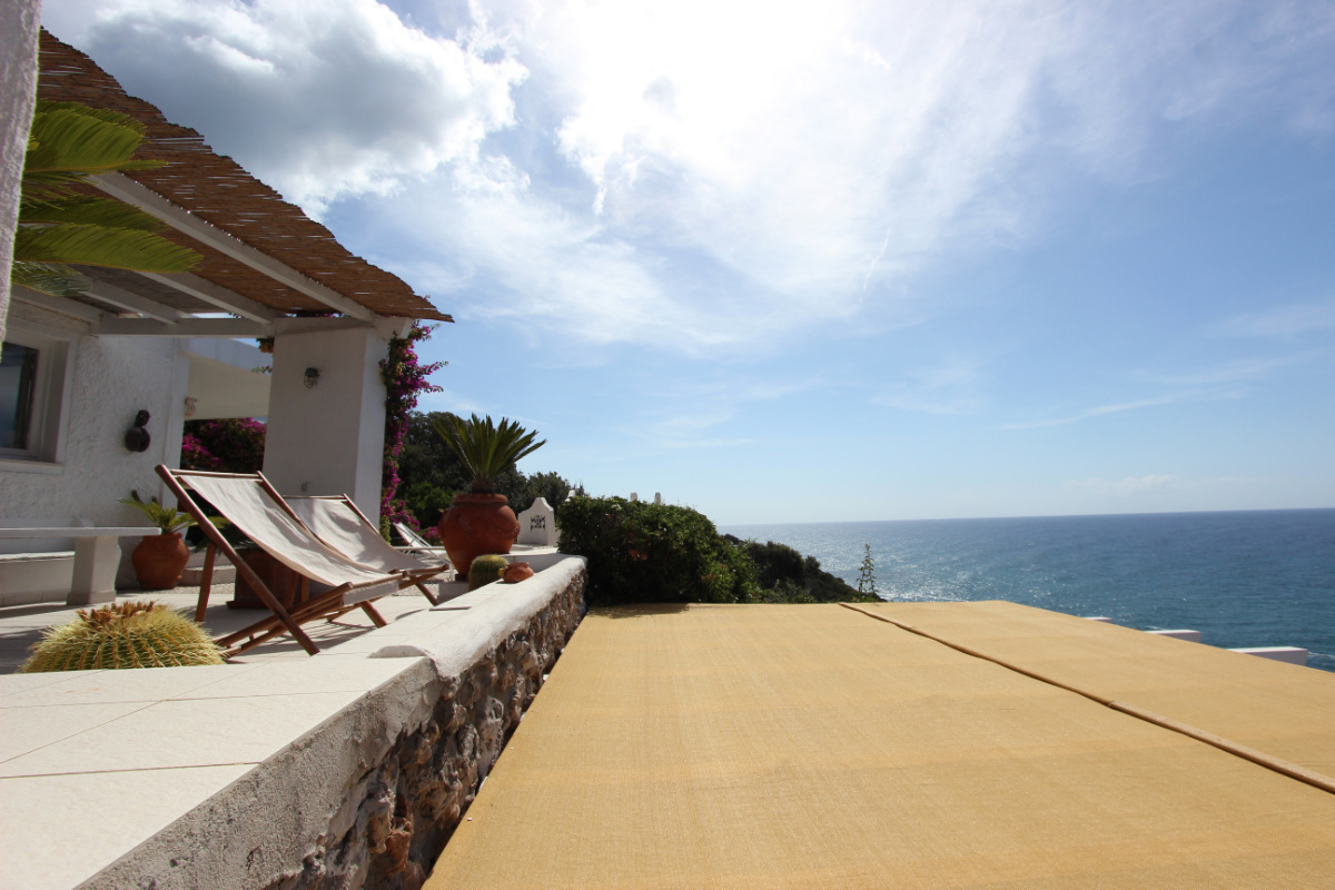 armchairs in the terrace