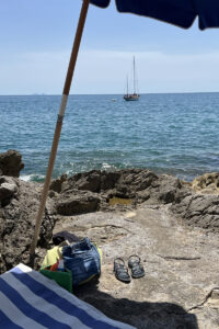 umbrellas and mattresses