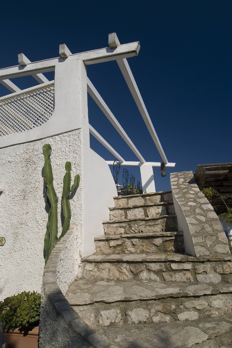 stairs to the terrace