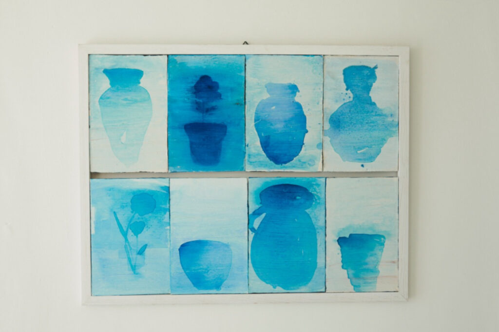 Leila Mirzakhani painting