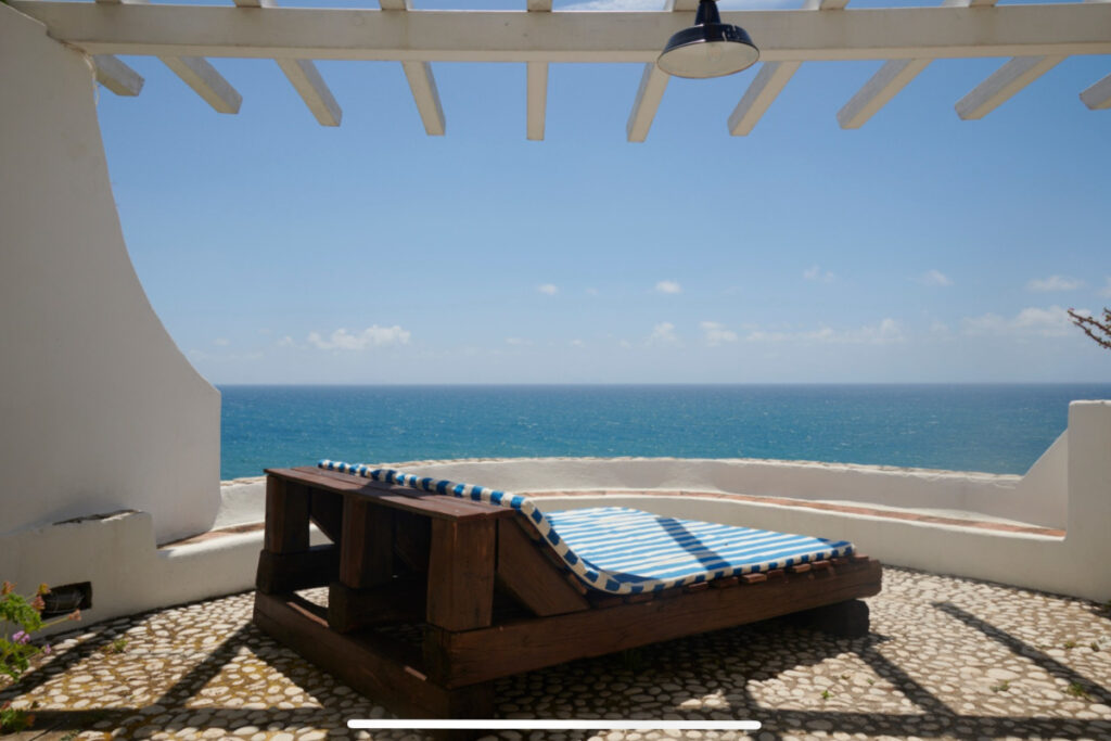 Terrace with seaview