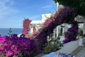 balcony with seaview